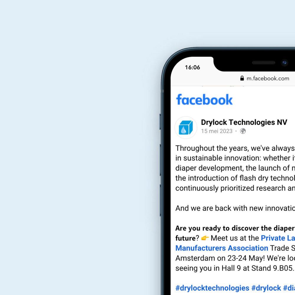 Drylock Technologies facebook post